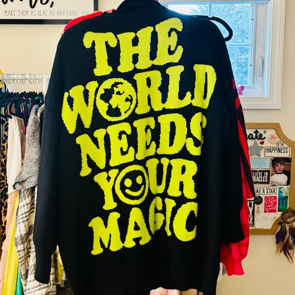 Dressed in Lala Magic Bubble Sleeve Sweater - Picture 3 of 5